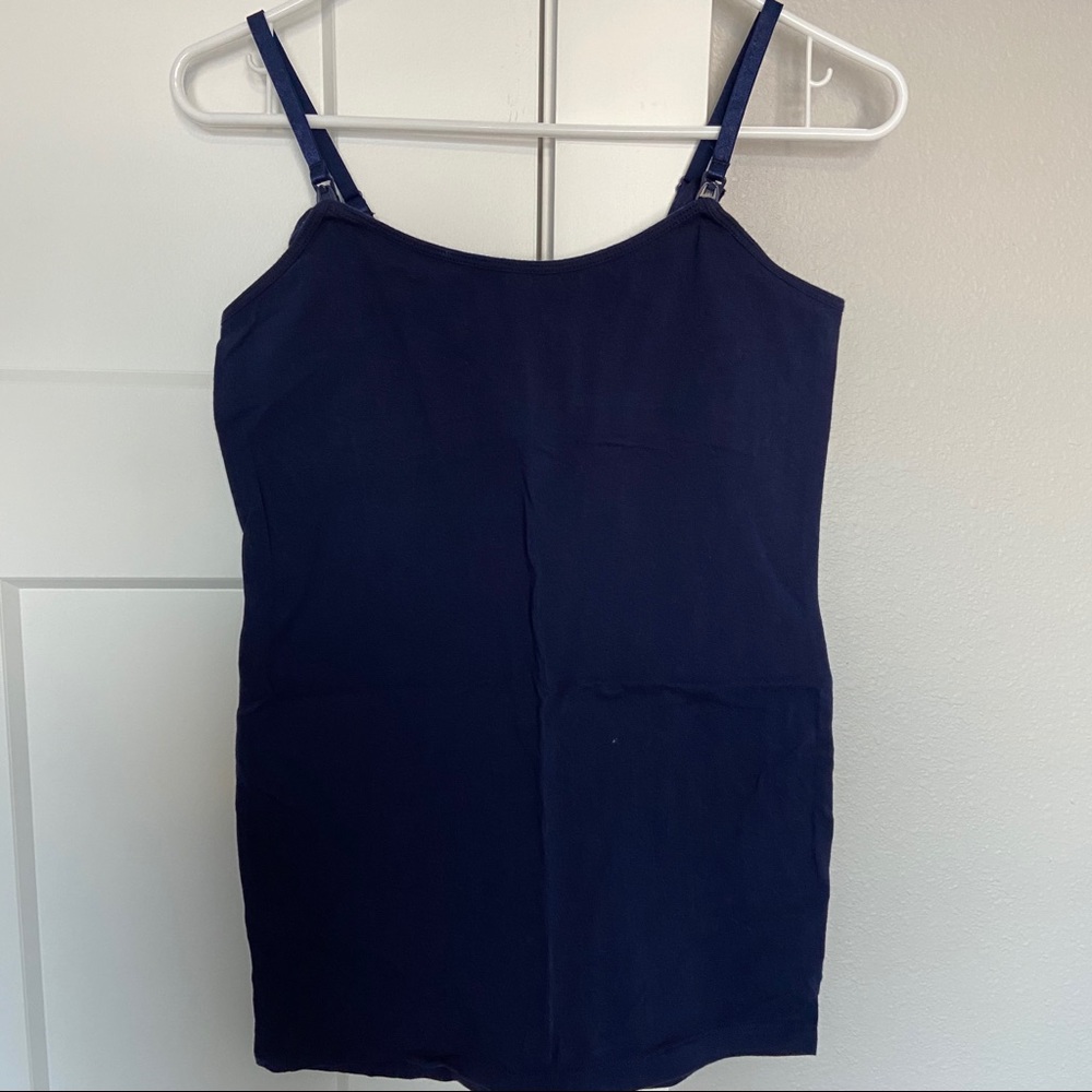 Motherhood Maternity navy nursing camisole